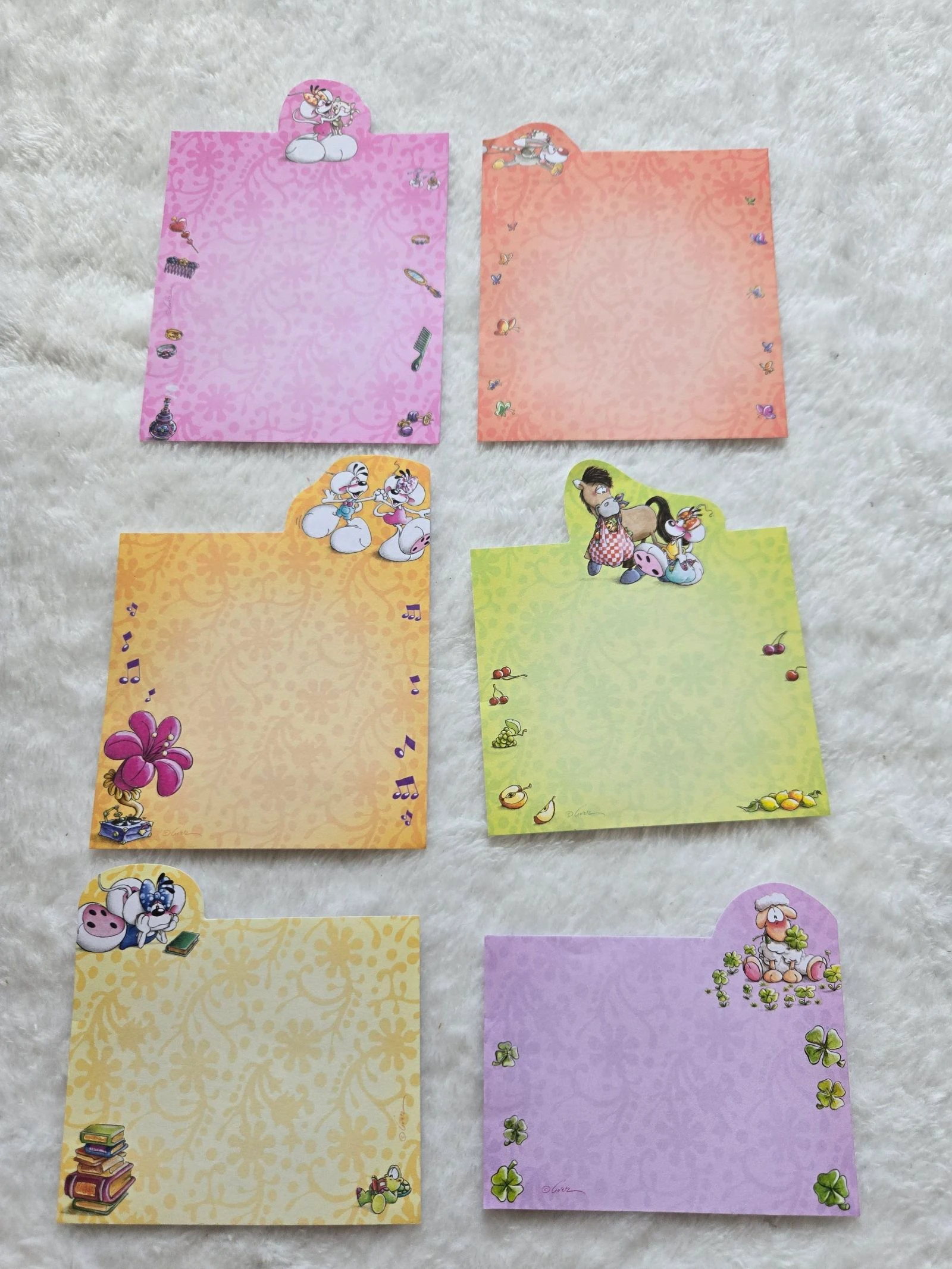 Lote de 6 pequeñas hojas Diddl surtidas – photo 2